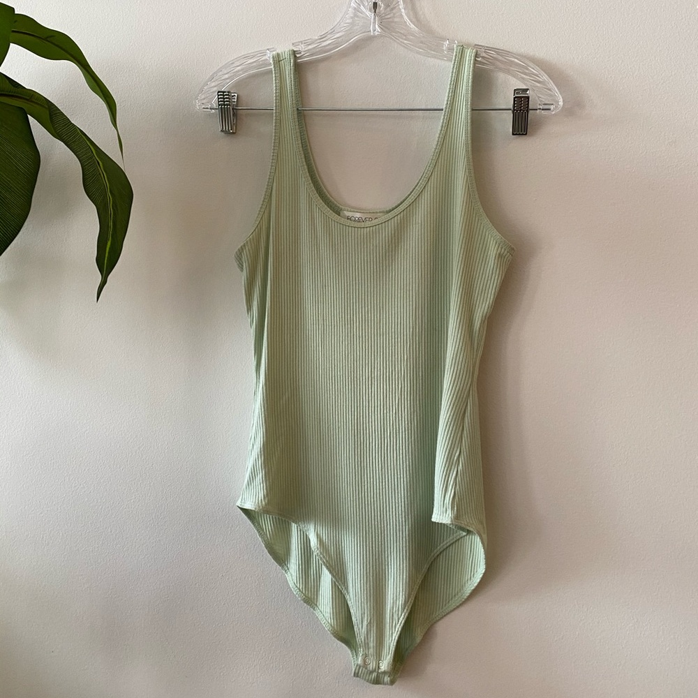 Mint green bodysuit